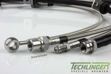 1.8 GTE quattro - 110 PS - Stahlflex Bremsschläuche Audi 80 - 81/85 B2 1.8 GTE quattro - 110PS